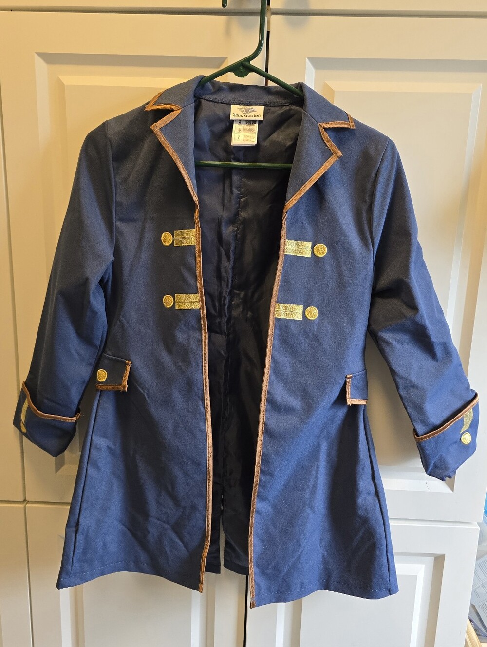 Official Disney Cruise Line Captain Mickey Mouse Costume Jacket - Youth US L
